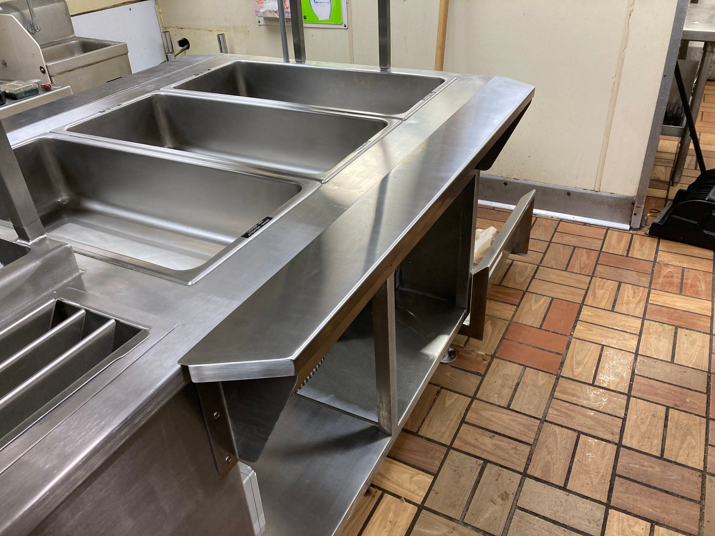 Refurbished Prep Table (Existing cold well)
