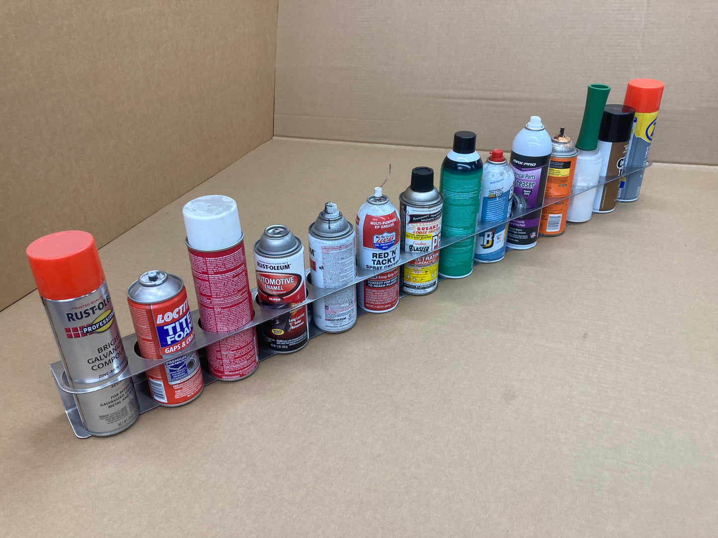 Paint can organizer